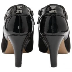 Black Auvergne Heeled Shoe-Boots | Lotus -Lotus Shoes Sale black auvergne heeled shoe boots lotus p13402 31898 medium