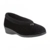 Black Beverley Velour Slippers | Lotus -Lotus Shoes Sale black beverley velour slippers lotus p12705 29372 medium