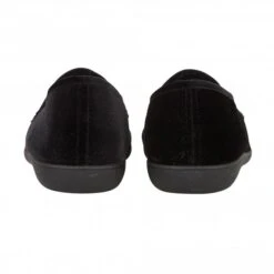 Black Clarence Velour Slippers | Lotus -Lotus Shoes Sale black clarence velour slippers lotus p12737 29689 medium