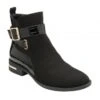 Black & Croc-Print Laurel Ankle Boots | Lotus