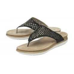 Black Ferarra Flat Toe-Post Sandals | Lotus 7 Black Ferarra Flat Toe-Post Sandals | Lotus -Lotus Shoes Sale black ferarra flat toe post sandals lotus p13173 31450 medium