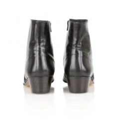 Black Leather Curzon Boots | Rombah Wallace -Lotus Shoes Sale black leather curzon boots rombah wallace p20 8939 medium