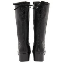 Black Leather Dara Mid-Calf Wedge Boots | Lotus 8 Black Leather Dara Mid-Calf Wedge Boots | Lotus -Lotus Shoes Sale black leather dara mid calf wedge boots lotus p13379 32022 medium