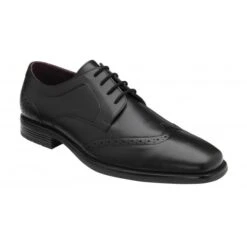 Black Leather Dartford Brogues | Lotus