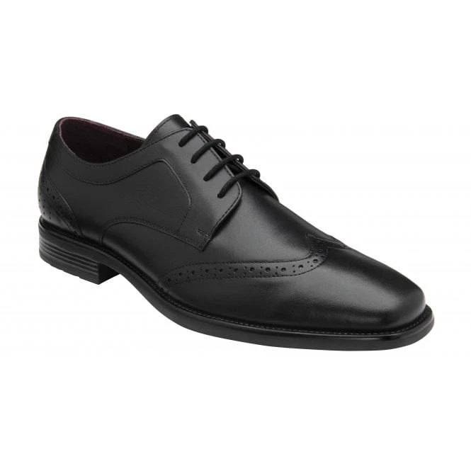 Black Leather Dartford Brogues | Lotus 3 Black Leather Dartford Brogues | Lotus