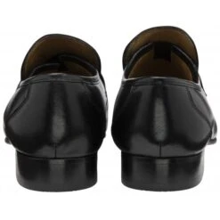Black Leather Galligan Loafers | Rombah Wallace -Lotus Shoes Sale black leather galligan loafers rombah wallace p10278 32122 medium
