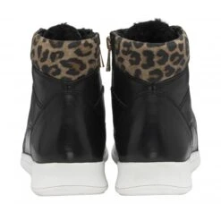 Black Leather & Leopard-Print Saskia High Top Trainers | Stressless By Lotus 8 Black Leather & Leopard-Print Saskia High Top Trainers | Stressless By Lotus -Lotus Shoes Sale black leather leopard print saskia high top trainers stressless by lotus p13045 30855 medium