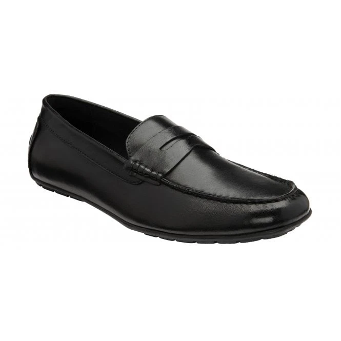 Black Leather Marcel Loafers | Lotus 3 Black Leather Marcel Loafers | Lotus