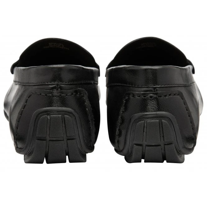 Black Leather Marcel Loafers | Lotus 5 Black Leather Marcel Loafers | Lotus - Image 3