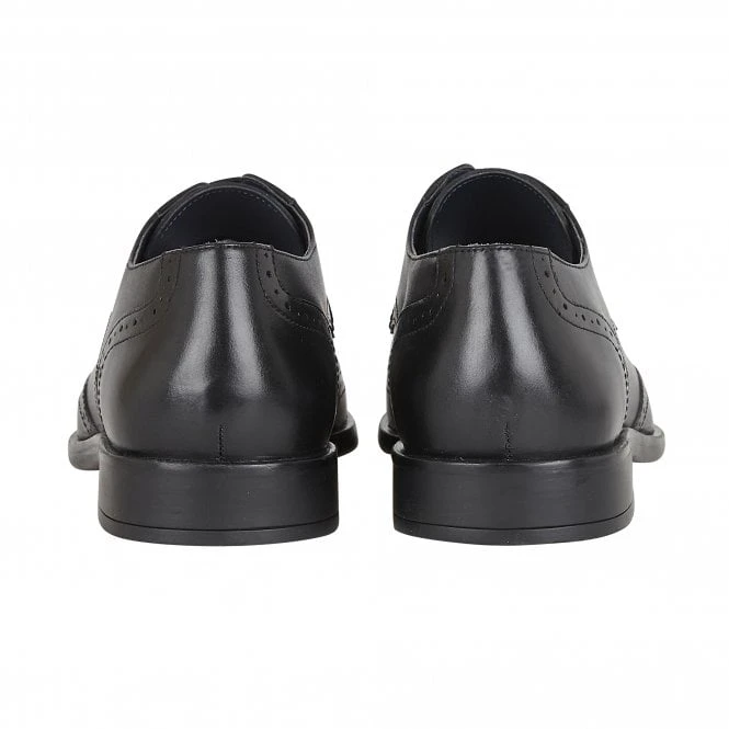 Black Leather Milton Lace-Up Brogues | Lotus 5 Black Leather Milton Lace-Up Brogues | Lotus - Image 3