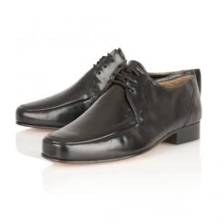 New Arrival -Lotus Shoes Sale black leather romsey lace up shoes rombah wallace p525 6763 medium