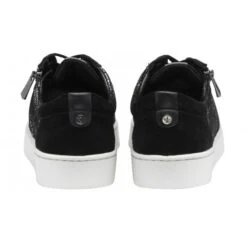 Black Leather & Snake-Print Sky Casual Trainers | Stressless By Lotus -Lotus Shoes Sale black leather snake print sky casual trainers stressless by lotus p13113 30927 medium