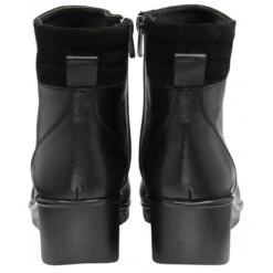 Black Leather & Suede Delphine Wedge Ankle Boots | Lotus 8 Black Leather & Suede Delphine Wedge Ankle Boots | Lotus -Lotus Shoes Sale black leather suede delphine wedge ankle boots lotus p13378 32050 medium