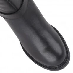 Black Leather & Suede Maddy Mid-Calf Boots | Lotus -Lotus Shoes Sale black leather suede maddy mid calf boots lotus p12179 27151 medium