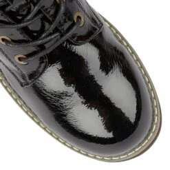 Black & Leopard-Print Naomi Lace-Up Ankle Boots | Lotus -Lotus Shoes Sale black leopard print naomi lace up ankle boots lotus p12667 29167 medium