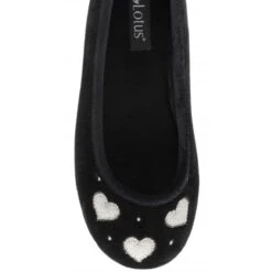 Black Lois Ballerina Slippers | Lotus -Lotus Shoes Sale black lois ballerina slippers lotus p13124 31005 medium