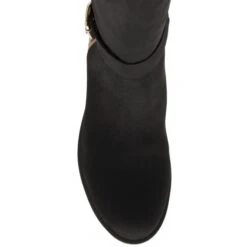 Black Microfibre & Snake-Print Harper Knee High Boots | Lotus -Lotus Shoes Sale black microfibre snake print harper knee high boots lotus p13385 32143 medium