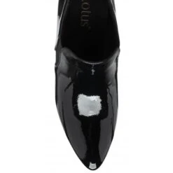 Black Patent Kristina Pointed Toe Shoe-Boots | Lotus -Lotus Shoes Sale black patent kristina pointed toe shoe boots lotus p13027 30748 medium