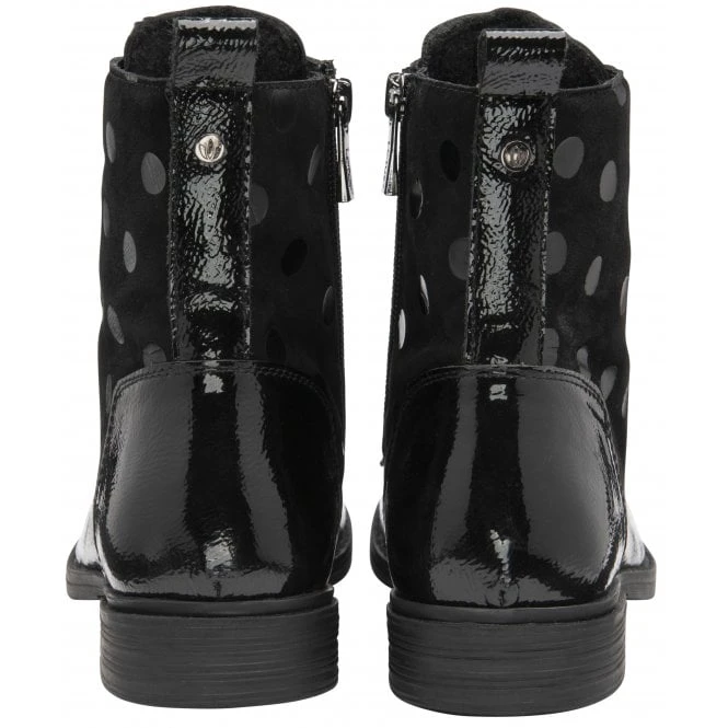 Black Patent Leather Hawaii Ankle Boots | Lotus 5 Black Patent Leather Hawaii Ankle Boots | Lotus - Image 3