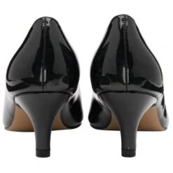 Black Pearl Patent Rachel Kitten Heel Court Shoes | Lotus -Lotus Shoes Sale black pearl patent rachel kitten heel court shoes lotus p13709 32967 medium