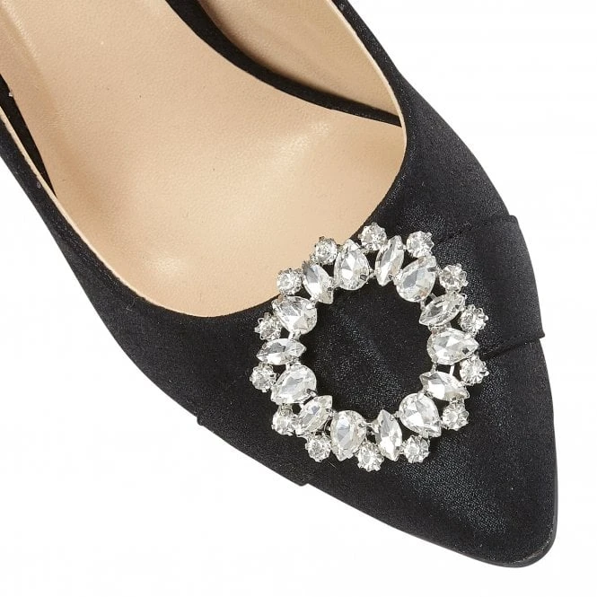 Black Radiance Pointed Toe Court Shoes | Lotus 6 Black Radiance Pointed Toe Court Shoes | Lotus - Image 4