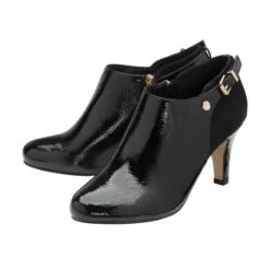 Black Ramona Heeled Shoe-Boots | Lotus -Lotus Shoes Sale black ramona heeled shoe boots lotus p13491 32329 medium