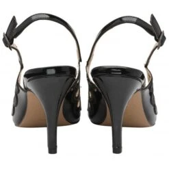 Black & Snake-Print Debbie Slingback Court Shoes | Lotus -Lotus Shoes Sale black snake print debbie slingback court shoes lotus p13615 33015 medium