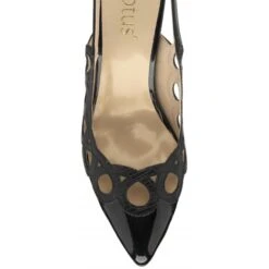 Black & Snake-Print Debbie Slingback Court Shoes | Lotus -Lotus Shoes Sale black snake print debbie slingback court shoes lotus p13615 33016 medium