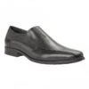 Black Stockton Leather Loafers | Lotus