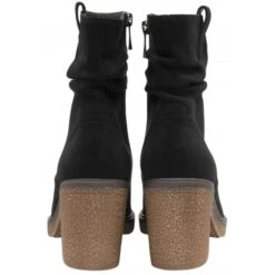 Black Textile Danica Heeled Ankle Boots | Lotus -Lotus Shoes Sale black textile danica heeled ankle boots lotus p13360 32014 medium