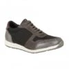 Black Textile & Grey Leather Barrie Trainers | Lotus -Lotus Shoes Sale black textile grey leather barrie trainers lotus p12747 29555 medium