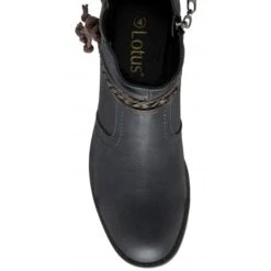 Blue Dana Zip-Up Ankle Boots | Lotus -Lotus Shoes Sale blue dana zip up ankle boots lotus p13068 30612 medium