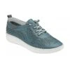 Blue Leather Katya Casual Shoes | Lotus