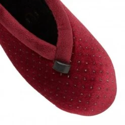 Bordo Beverley Velour Slippers | Lotus -Lotus Shoes Sale bordo beverley velour slippers lotus p12849 29383 medium