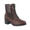 Bordo Nala Heeled Zip-Up Ankle Boots | Lotus Relife