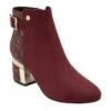 Bordo Textile Cassandra Heeled Ankle Boots | Lotus 1 Bordo Textile Cassandra Heeled Ankle Boots | Lotus -Lotus Shoes Sale bordo textile cassandra heeled ankle boots lotus p13444 31952 medium