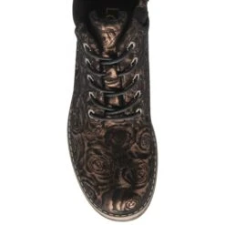 Bronze Floral-Print Nova Ankle Boots | Lotus -Lotus Shoes Sale bronze floral print nova ankle boots lotus p13352 32315 medium