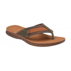 Brown Ian Toe-Post Sandals | Lotus