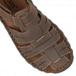 Brown Leather Bruno Strap Sandals | Lotus -Lotus Shoes Sale brown leather bruno strap sandals lotus p12141 27007 medium