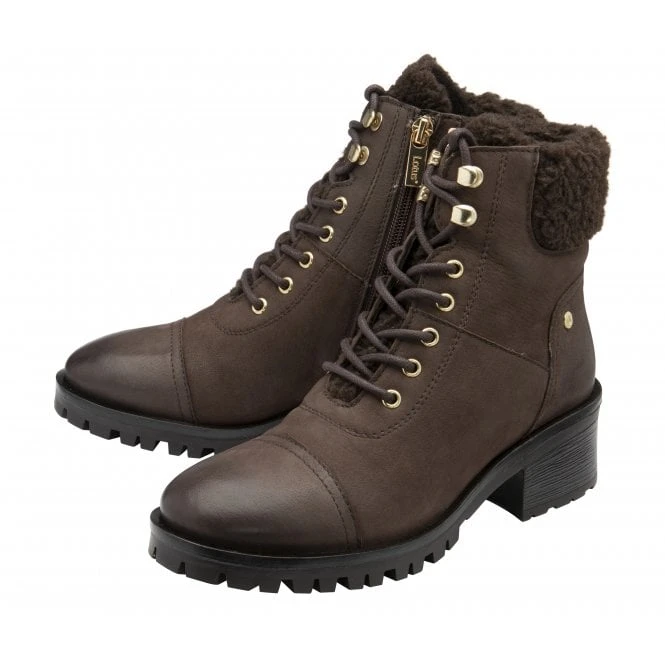 Brown Leather Juliet Ankle Boots | Lotus 4 Brown Leather Juliet Ankle Boots | Lotus - Image 2