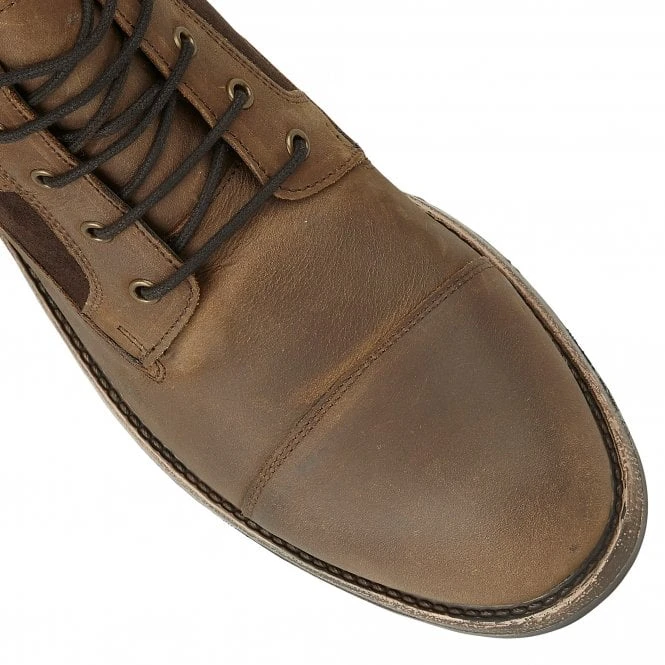 Brown Leather & Suede Irvine Lace-Up Boots | Lotus 6 Brown Leather & Suede Irvine Lace-Up Boots | Lotus - Image 4