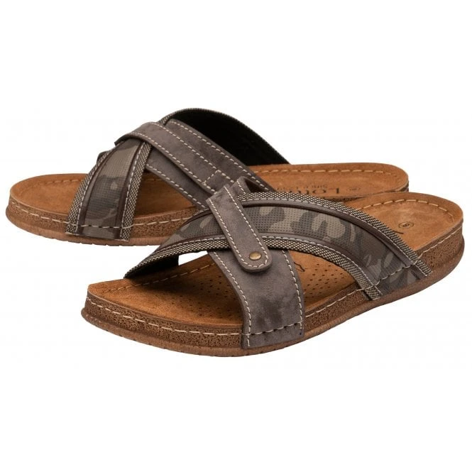 Brown Marvin Mule Sandals | Lotus 4 Brown Marvin Mule Sandals | Lotus - Image 2