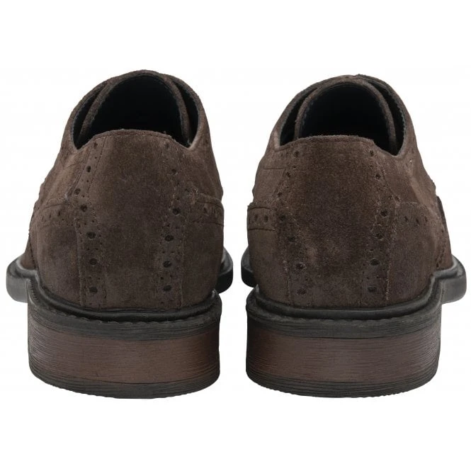 Brown Suede Dunford Lace-Up Brogues | Lotus 5 Brown Suede Dunford Lace-Up Brogues | Lotus - Image 3