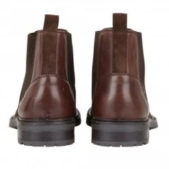 Brown Suede & Leather Fabian Slip-On Boots | Lotus -Lotus Shoes Sale brown suede leather fabian slip on boots lotus p12853 29426 medium