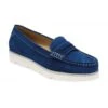 Cobalt Blue Suede Asher Loafers | Lotus -Lotus Shoes Sale cobalt blue suede asher loafers lotus p13208 31600 medium