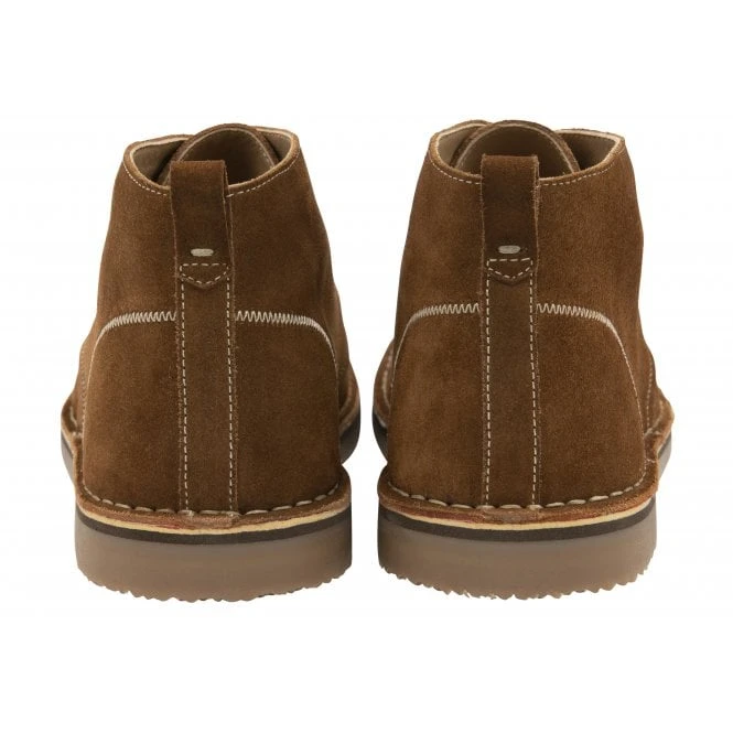 Cognac Suede Heyford Lace-Up Desert Boots | Lotus 5 Cognac Suede Heyford Lace-Up Desert Boots | Lotus - Image 3