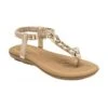 Gold Cybil Flat Toe-Post Sandals | Lotus -Lotus Shoes Sale gold cybil flat toe post sandals lotus p13331 31773 medium