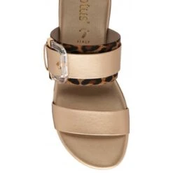 Gold & Leopard-Print Giovanna Mule Sandals | Lotus -Lotus Shoes Sale gold leopard print giovanna mule sandals lotus p13577 32684 medium