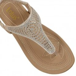 Gold Orla Flat Toe-Post Sandals | Lotus -Lotus Shoes Sale gold orla flat toe post sandals lotus p12531 28349 medium
