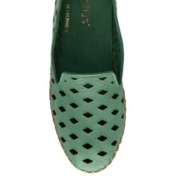 Green Leather Karson Slip-On Shoes | Lotus -Lotus Shoes Sale green leather karson slip on shoes lotus p13748 33256 medium